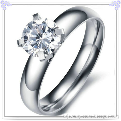 Stainless Steel Jewelry Crystal Jewelry Fashion Ring (HR3147)